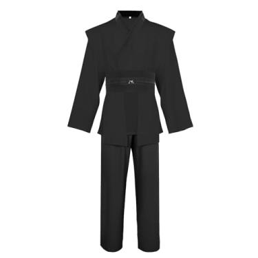 Imagem de TZIISOA Conjunto de túnica masculina para adultos, fantasia cosplay de Halloween, Z3921tbk, P