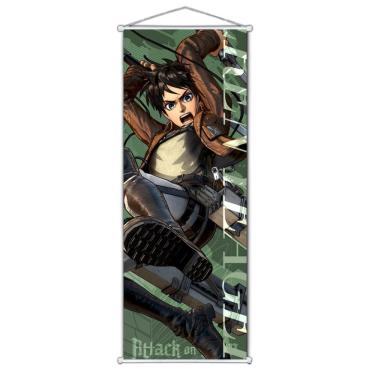 Imagem de Arte de parede em tela Attack on Titan Levi Ackerman Anime 70x25cm