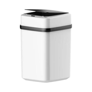 Imagem de Lixeira Inteligente Com Sensor De 13L, Impermeável E Totalmente Automá