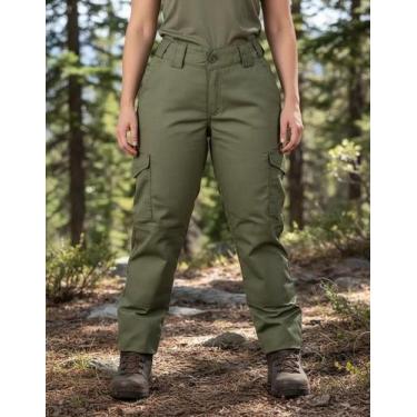 Imagem de Calça Cargo Tática Feminina - Safo, Verde oliva, 36