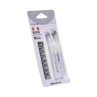 Imagem de Grampeador De Escritório Com Clipe De Pressão, Conjunto De Grampeador 