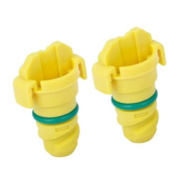 Imagem de REPAIROCK 2 peças de substituição ABS de bujão de drenagem de óleo de motor de carro para Ford F150 2015-2018 KX6Z6730B peças de reposição automotiva