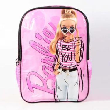 Imagem de Mochila Infantil de Costas para Meninas Barbie Girl Reforçada Resistente - Barbie Girl - Luxcel