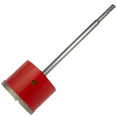 Imagem de Serra Copo Broca Diamantada 65mm Com Haste SDS Martelete Parede Piso G