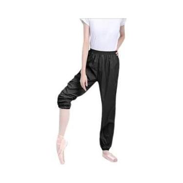 Imagem de Calças femininas de dança de balé yoga ginástica treino solto calças d