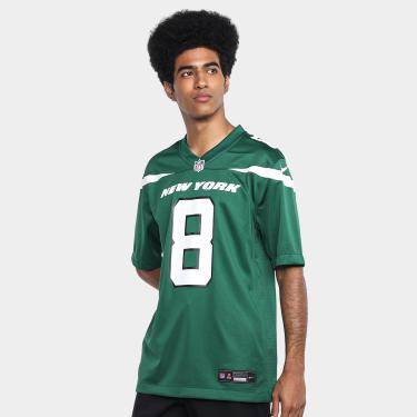 Imagem de Camiseta Nike New York Jets Aaron Rodgers n° 8 Game Masculina-Masculino