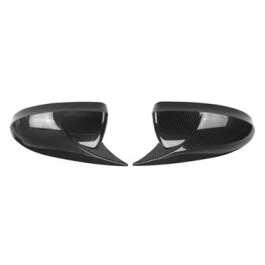 Imagem de Tampa Do Espelho Retrovisor Lateral Do Carro, Fibra De Carbono/Preto Brilhante, Compatível Com Nissan Altima Sentra 2019-2023(Carbon Fiber Black)