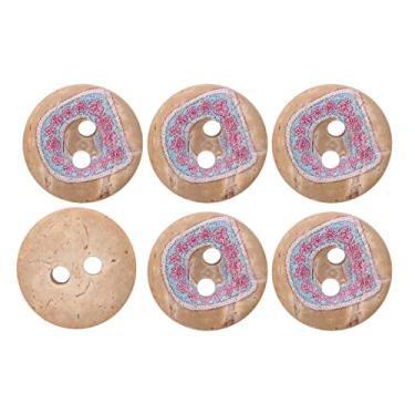 Imagem de Botões de casca de coco natural coloridos diy artesanato roupas decoração acessórios para costura artesanal chapéus sacos brinquedos crianças artesanato 11mm 100 peças (16)