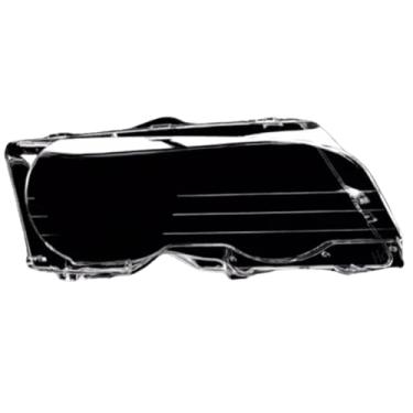 Imagem de Compatível Com Bmw E46 Coupe Conversível 1999-2003 Pré-facelift M3 2000-2006 Farol Do Carro Lente Clara Farol Capa Clara(Right)
