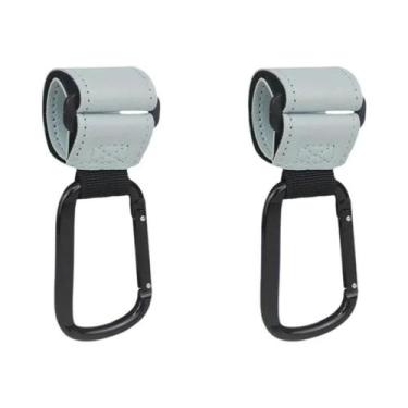 Imagem de Ganchos Universais Reforçados Para Carrinhos De Bebê, Bolsas De Fralda