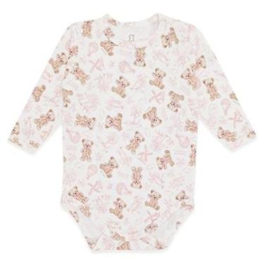 Imagem de Body Bebê Menina Ursinho Balão Rosa Mini & Co-Feminino