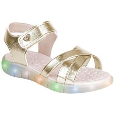 Imagem de Sandália Infantil Kidy Wave Light Led Meninas Luz Pisca Leve-Feminino