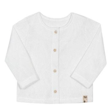 Imagem de Cardigan Infantil Menina Branco Nini & Bambini-Feminino