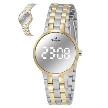 Imagem de Relógio Champion Feminino Ref: Ch48153s Led Espelhado Bicolor