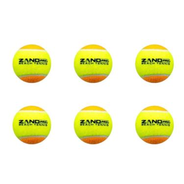 Imagem de Bola de Beach Tennis Zand ITF 2 packs 3 unid.-Unissex