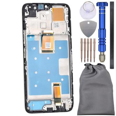 Imagem de Digitalizador de tela sensível ao toque com moldura para Honor X5 Plus preto 6,56