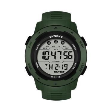 Imagem de Relógio Esportivo Digital Masculino À Prova D'Água 50M Com Grande Tela