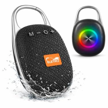 Imagem de Caixa de Som Bluetooth Portátil 30W com RGB e Gancho Flexível para Fixação, Bluetooth 5.3, TWS, Rádio FM, Entrada USB/TF, Speaker Resistente a Água