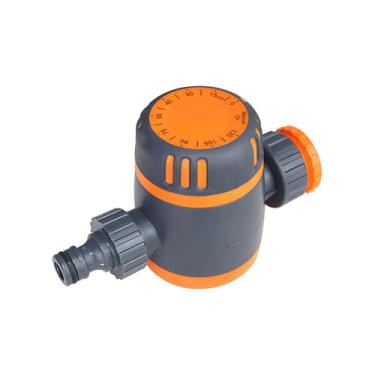 Imagem de Temporizador automático de água com irrigador de mangueira, sistema de irrigação por gotejamento de jardim ao ar livre, controlador mecânico de irrigação para vasos de plantas (1 temporizador de saída