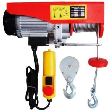 Imagem de Talha Elétrica 300 A 600 Kg Guincho Cabo Aço 220V Velve