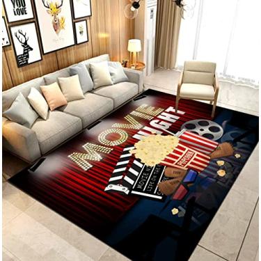 Imagem de Tapete retrô para casa, cinema, arte, moderno, macio, antiderrapante, tapete para ambientes internos, tapetes de corredor, capacho, decoração de casa para quarto, sala de estar, dormitório, sala de