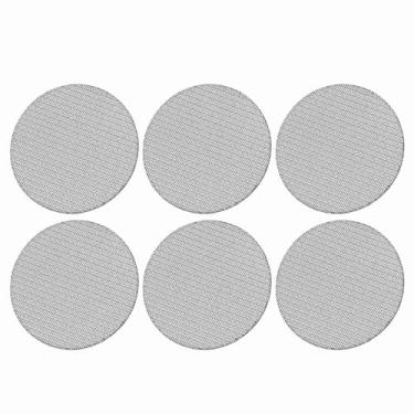 Imagem de TOPINCN Tela Portátil do Disco do café de 6 Pces, Tela Reusável Disco Portafilter da Cesta Filtro café da Malha para Máquinas de Expresso (53,5 mm)
