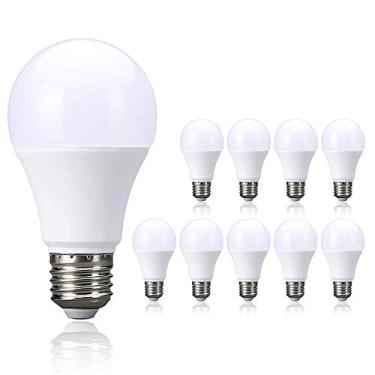 Imagem de Lâmpada LED de 7 watts com rosca Edison E27, padrão globo, feixe de 270°, luz branca quente (2700-3000K), equivalente a lâmpadas incandescentes de 60W, não dimerizável, pacote com 10 unidade