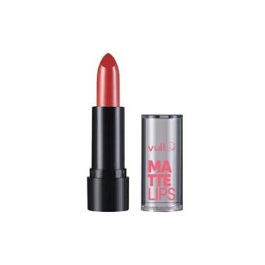 Imagem de Vult Hidra Lips 12 Vermelho Carmim Batom Cremoso Matte 3,8g-Feminino