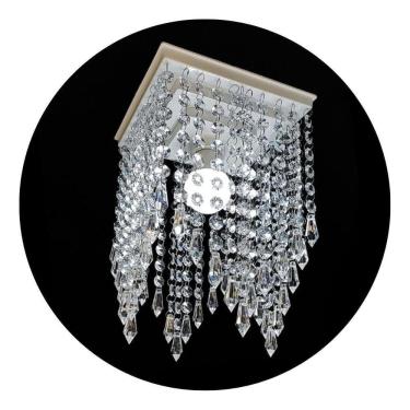 Imagem de Lustre de Cristal Acrílico - Design Moderno - Não Enferruja