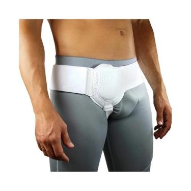 Imagem de Cinto Ajustável Para Hérnia Inguinal Masculina, Suporte Pós-Cirúrgico 