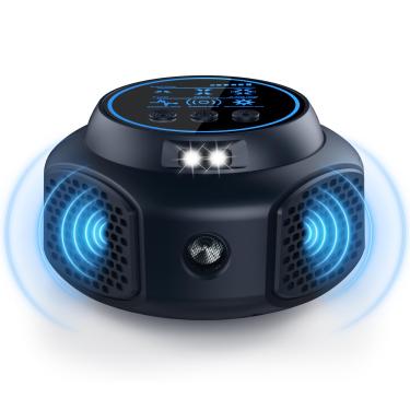 Imagem de Plugue repelente de pragas ultrassônico, controle interno de roedores de pragas para ratos, ratos, esquilos, morcegos, baratas, aranhas, formigas, insetos, dispositivo repelente eletrônico, armadilhas