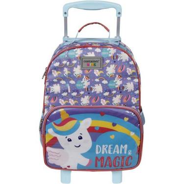 Imagem de MOCHILA DE RODINHA CONTAINER KIDS UNICORNIO DERMIWIL