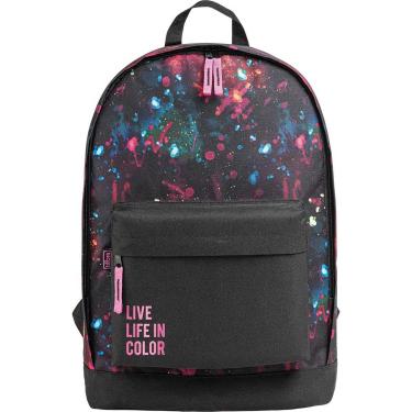 Imagem de MOCHILA ACADEMIE SPLASHES PRETO TILIBRA