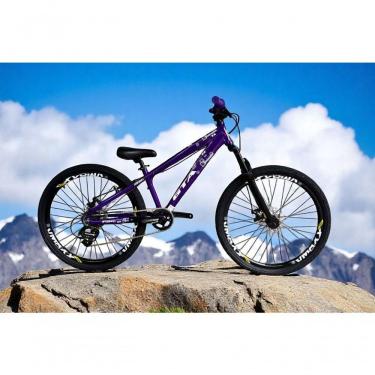 Imagem de Bicicleta 26 Gta Rebel Freeride Cor Roxo Single 7v Rodas Vmaxx Freio A Disco Pneu Flame