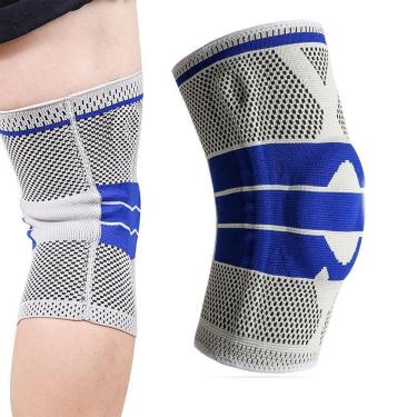 Imagem de Joelheira Ortopedica Gel Silicone Compressao Suporte