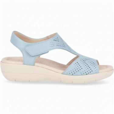 Imagem de Sandália Anabela Piccadilly Conforto Plantar Joanetes Leve-Feminino