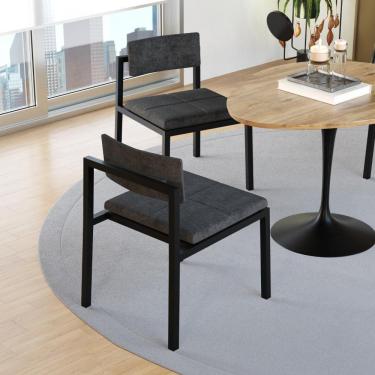 Imagem de Cadeira Noah Encosto Anatômico. Lautrec Grafite Lautrec Grafite