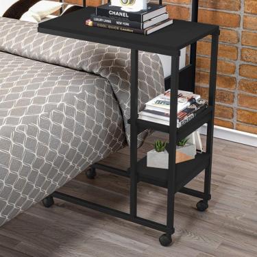 Imagem de Mesa De Apoio Vintage Para Cama Emili Preto