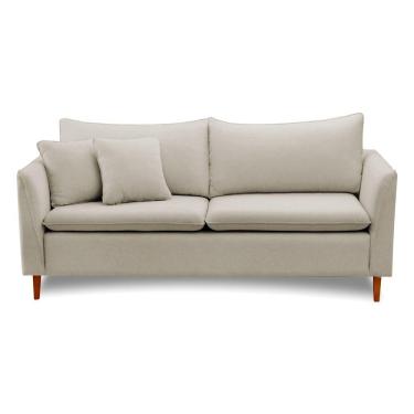 Imagem de Sofá Living Kassia 2 Lugares 1,64m Veludo Cores Lansofbr Cores Marrom