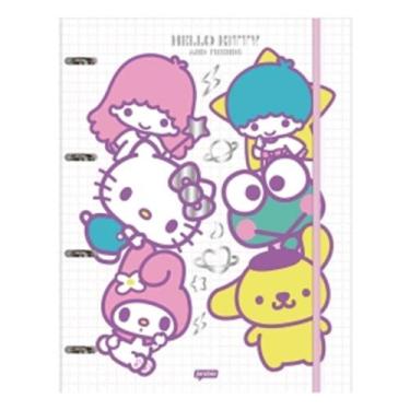 Imagem de Fichario Grande Argolado Universitário C/80fls Capa Dura - Jandaia