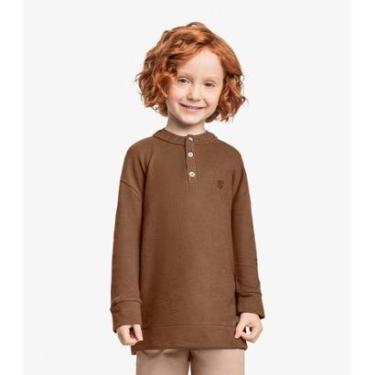 Imagem de Blusão Infantil Trick Nick Marrom-Masculino