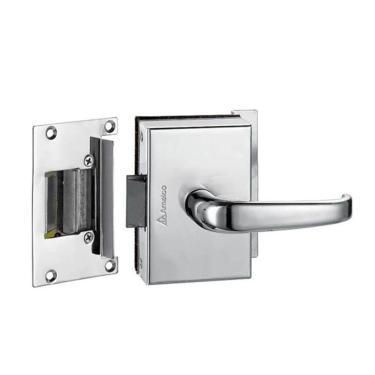 Imagem de Fechadura Elétrica Porta de Vidro FV33ECRA Abertura Externa Cromada - Amelco
