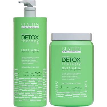 Imagem de Glatten Detox Therapy - Kit Aminoácidos Reparadores Salão Duo (2 Produtos)
