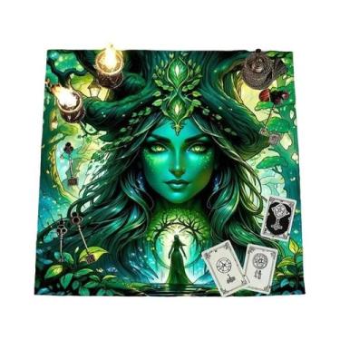 Imagem de Toalha De Mesa Impermeável E Resistente a Manchas Com Elementos Mágico