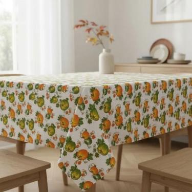 Imagem de Toalha De Mesa Retangular Tecido Estampado 2,20 m X 1,50m - Recanto da