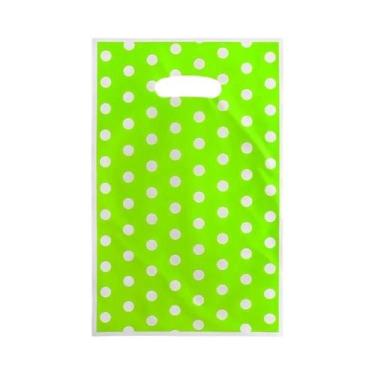Imagem de Sacolas Plásticas De Bolinhas 20un. Lembrancinhas De Aniversário Infan
