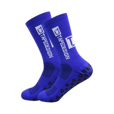 Imagem de Meias Esportivas Antiderrapantes Masculinas Para Futebol E Basquete, 1