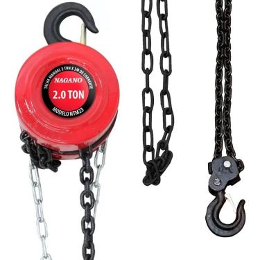 Imagem de Talha Manual 2 Toneladas 3M Corrente Hsz Nagano Ntm23 - Novo