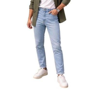 Imagem de Calça Jeans Masculina Hering Slim Azul Claro - H1UB1ASN-Masculino