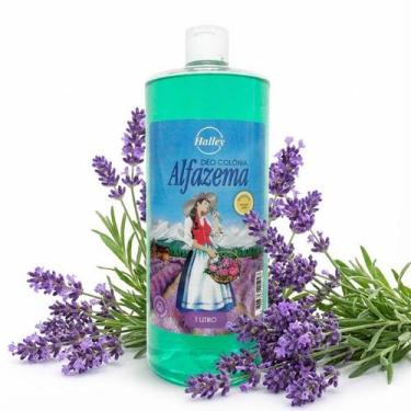 Imagem de Deo Colônia Alfazema Halley 1 Litro - Frescor, Proteção e Purificação 